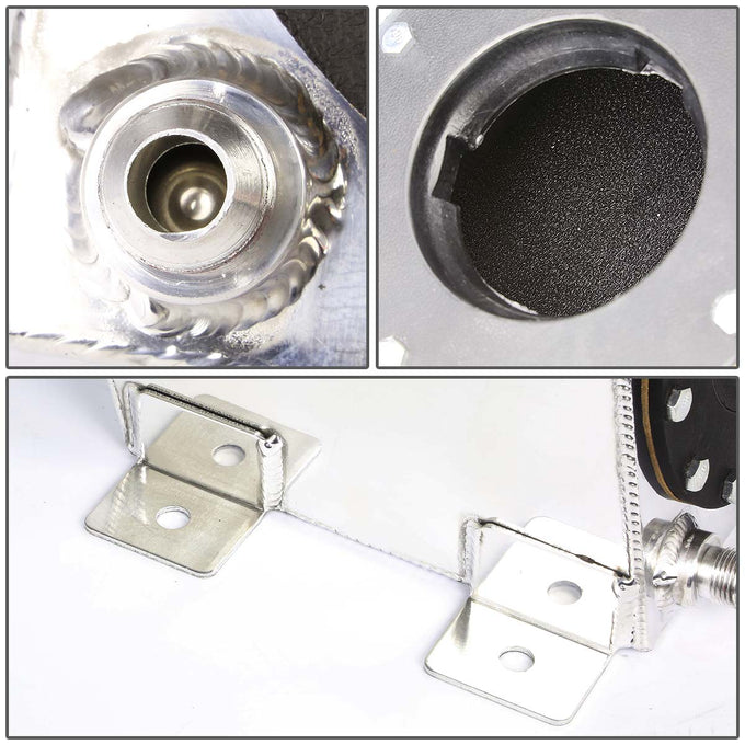 D-Motoring - Fuel Cell - 7 in. (L) x 6.75 in. (W) x 8 in. (H) - 1 Gallon - Bottom Feed - Aluminum - 3