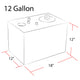 D-Motoring - Fuel Cell - 17.75 in. (L) x 12 in. (W) x 12 in. (H) - 12 Gallon - Top Feed - Aluminum - 4