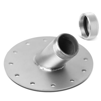 D-Motoring - Fuel Cell - 1.5 in. ID Neck Diameter - 2.75 in. Filler Neck - 45 Degree - Aluminum - 1