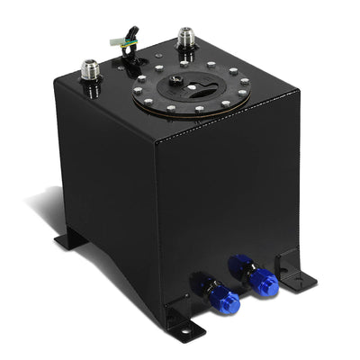 D-Motoring - Fuel Cell - 8 in. (L) x 8.25 in. (W) x 10 in. (H) - 2.5 Gallon - W / Anti-Slosh Foam - Aluminum - 6
