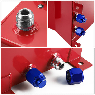 D-Motoring - Fuel Cell - 8 in. (L) x 8.25 in. (W) x 10 in. (H) - 2.5 Gallon - W / Anti-Slosh Foam - Aluminum - 4