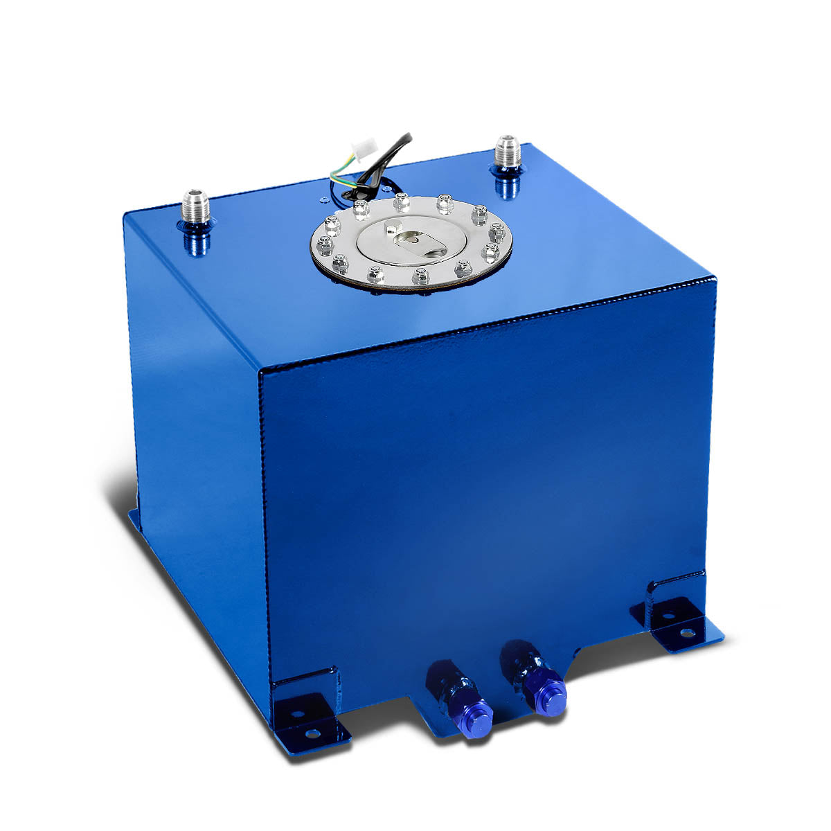 D-Motoring - Fuel Cell - 12 in. (L) x 12 in. (W) x 8 in. (H) - 5 Gallon - W / Anti-Slosh Foam - Aluminum - 1