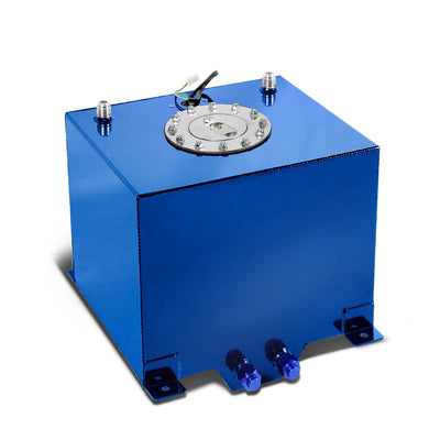 D-Motoring - Fuel Cell - 12 in. (L) x 12 in. (W) x 8 in. (H) - 5 Gallon - W / Anti-Slosh Foam - Aluminum - 1