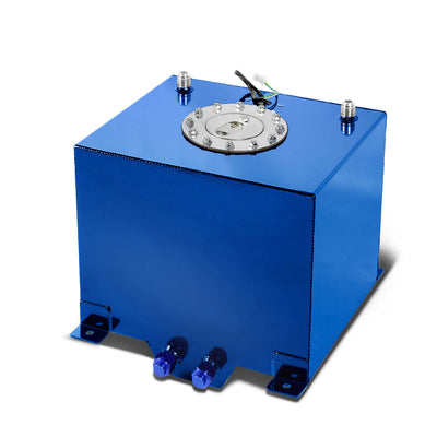 D-Motoring - Fuel Cell - 12 in. (L) x 12 in. (W) x 8 in. (H) - 5 Gallon - W / Anti-Slosh Foam - Aluminum - 2