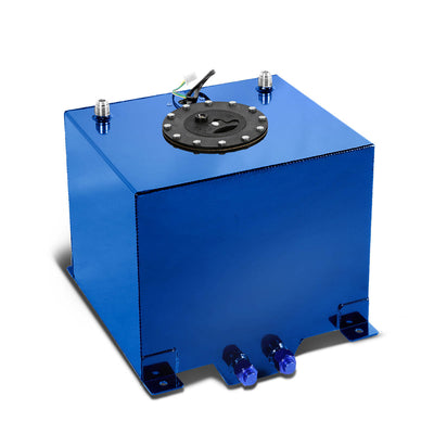 D-Motoring - Fuel Cell - 12 in. (L) x 12 in. (W) x 8 in. (H) - 5 Gallon - W / Anti-Slosh Foam - Aluminum - 6