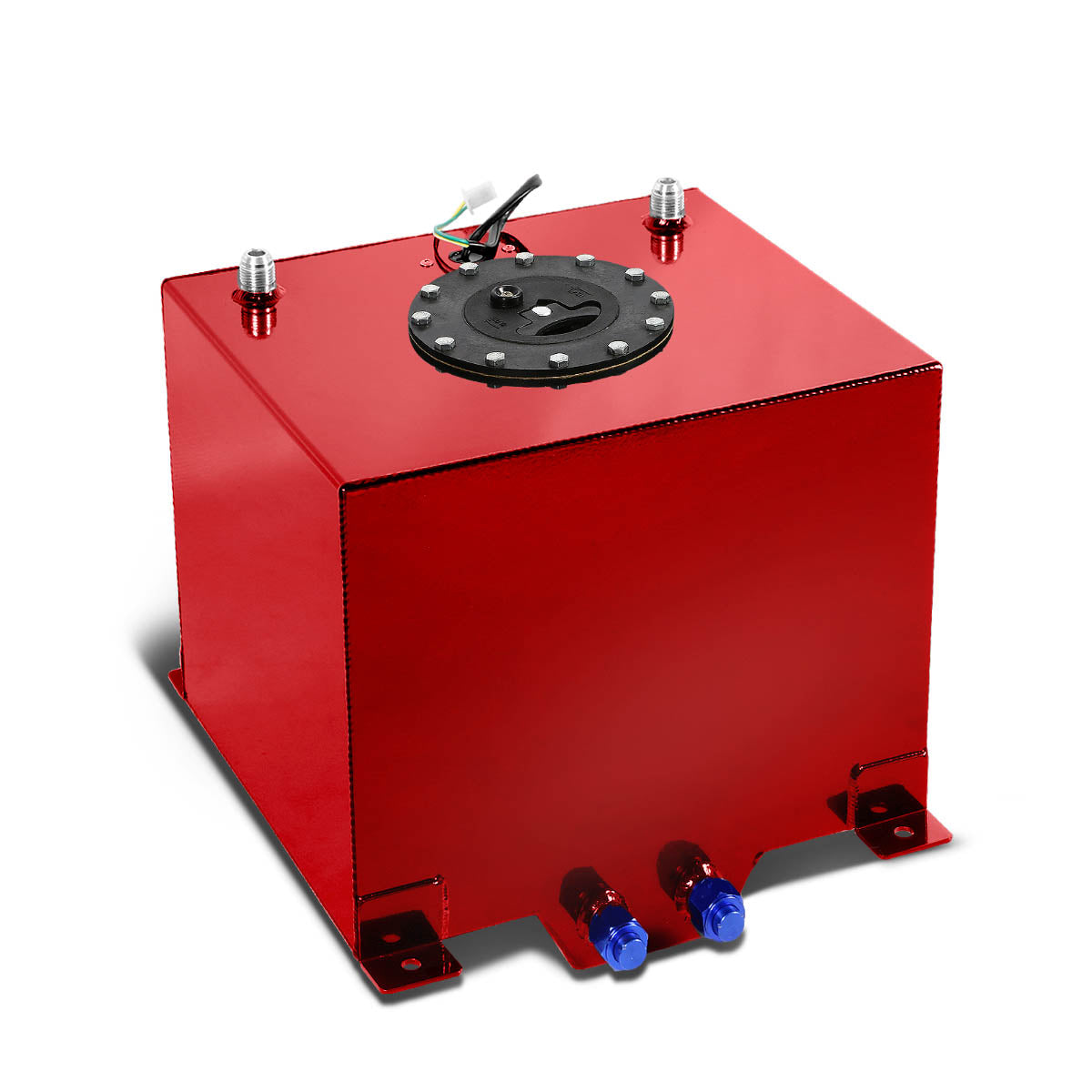 D-Motoring - Fuel Cell - 12 in. (L) x 12 in. (W) x 8 in. (H) - 5 Gallon - W / Anti-Slosh Foam - Aluminum - 1