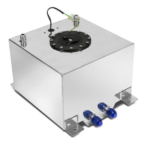 D-Motoring - Fuel Cell - 15 in. (L) x 12.50 in. (W) x 10 in. (H) - 8 Gallon - W / Anti-Slosh Foam - Aluminum - 1