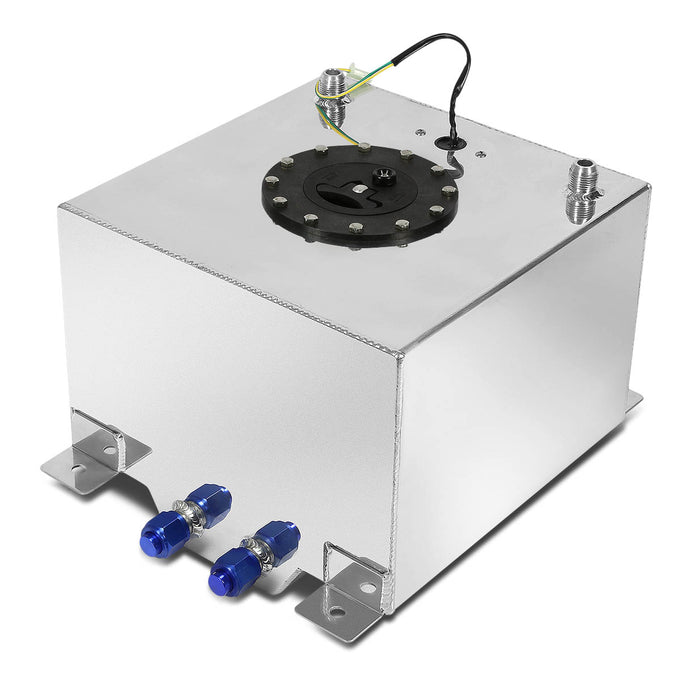 D-Motoring - Fuel Cell - 15 in. (L) x 12.50 in. (W) x 10 in. (H) - 8 Gallon - W / Anti-Slosh Foam - Aluminum - 3