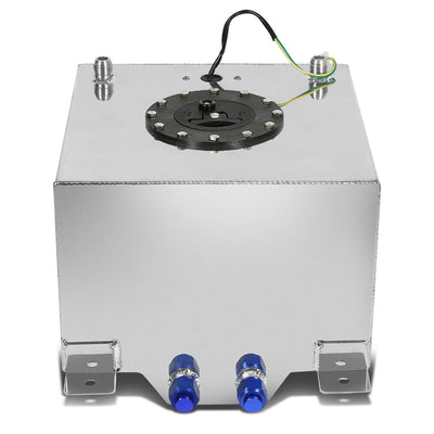 D-Motoring - Fuel Cell - 15 in. (L) x 12.50 in. (W) x 10 in. (H) - 8 Gallon - W / Anti-Slosh Foam - Aluminum - 2