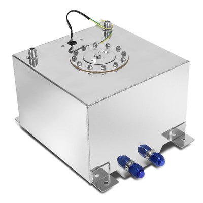 D-Motoring - Fuel Cell - 15 in. (L) x 12.50 in. (W) x 10 in. (H) - 8 Gallon - W / Anti-Slosh Foam - Aluminum - 7