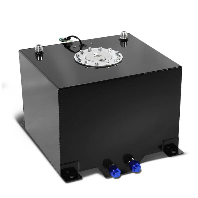 D-Motoring - Fuel Cell - 15 in. (L) x 12.50 in. (W) x 10 in. (H) - 8 Gallon - W / Anti-Slosh Foam - Aluminum - 1