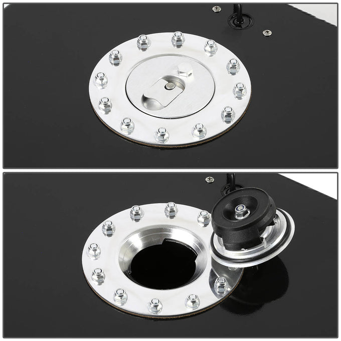 D-Motoring - Fuel Cell - 15 in. (L) x 12.50 in. (W) x 10 in. (H) - 8 Gallon - W / Anti-Slosh Foam - Aluminum - 4