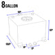 D-Motoring - Fuel Cell - 15 in. (L) x 12.50 in. (W) x 10 in. (H) - 8 Gallon - W / Anti-Slosh Foam - Aluminum - 6