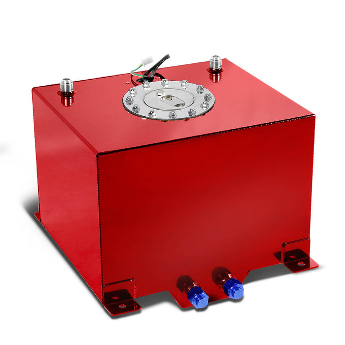 D-Motoring - Fuel Cell - 15 in. (L) x 12.50 in. (W) x 10 in. (H) - 8 Gallon - W / Anti-Slosh Foam - Aluminum - 9