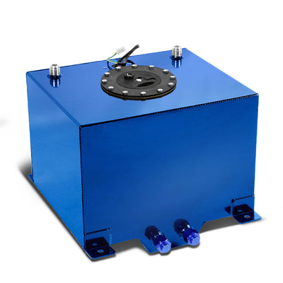 D-Motoring - Fuel Cell - 15 in. (L) x 12.50 in. (W) x 10 in. (H) - 8 Gallon - W / Anti-Slosh Foam - Aluminum - 11