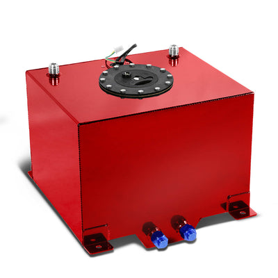 D-Motoring - Fuel Cell - 15 in. (L) x 12.50 in. (W) x 10 in. (H) - 8 Gallon - W / Anti-Slosh Foam - Aluminum - 10