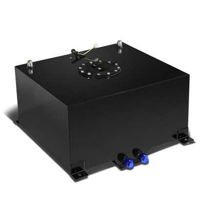 D-Motoring - Fuel Cell - 16.5 in. (L) x 16.5 in. (W) x 9 in. (H) - 10 Gallon - W / Anti-Slosh Foam - Aluminum - 7