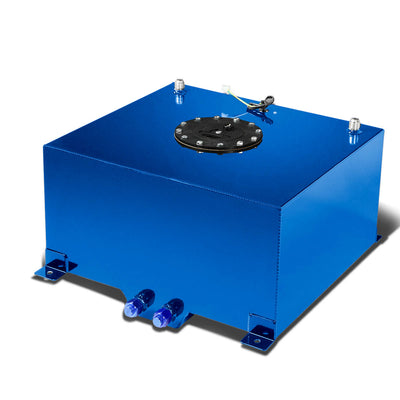 D-Motoring - Fuel Cell - 16.5 in. (L) x 16.5 in. (W) x 9 in. (H) - 10 Gallon - W / Anti-Slosh Foam - Aluminum - 3