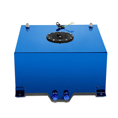 D-Motoring - Fuel Cell - 16.5 in. (L) x 16.5 in. (W) x 9 in. (H) - 10 Gallon - W / Anti-Slosh Foam - Aluminum - 4
