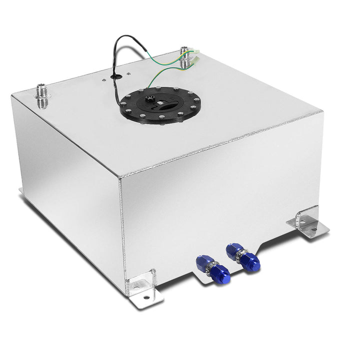 D-Motoring - Fuel Cell - 18 in. (L) x 20 in. (W) x 10 in. (H) - 15.5-Gallon - W / Anti-Slosh Foam - Aluminum - 4