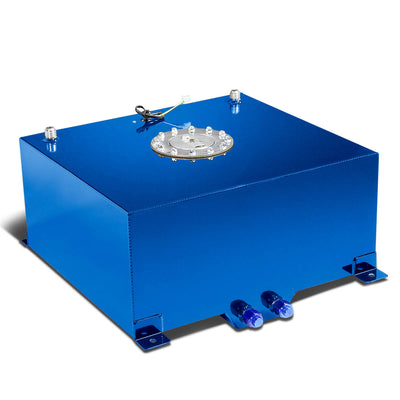 D-Motoring - Fuel Cell - 19.75 in. (L) x 18 in. (W) x 8-3/4 in. (H) - 15.5 Gallon - W / Anti-Slosh Foam - Aluminum - 1