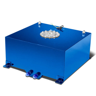 D-Motoring - Fuel Cell - 19.75 in. (L) x 18 in. (W) x 8-3/4 in. (H) - 15.5 Gallon - W / Anti-Slosh Foam - Aluminum - 3