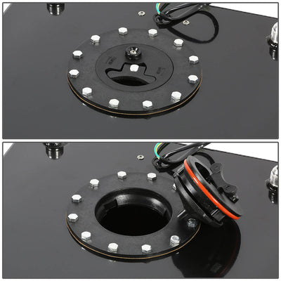 D-Motoring - Fuel Cell - 19.75 in. (L) x 18 in. (W) x 8-3/4 in. (H) - 15.5 Gallon - W / Anti-Slosh Foam - Aluminum - 2