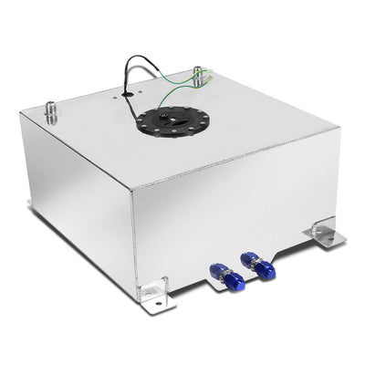 D-Motoring - Fuel Cell - 19.75 in. (L) x 17.50 in. (W) x 10 in. (H) - 15 Gallon - W / Anti-Slosh Foam - Aluminum - 4