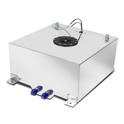 D-Motoring - Fuel Cell - 19.75 in. (L) x 17.50 in. (W) x 10 in. (H) - 15 Gallon - W / Anti-Slosh Foam - Aluminum - 3
