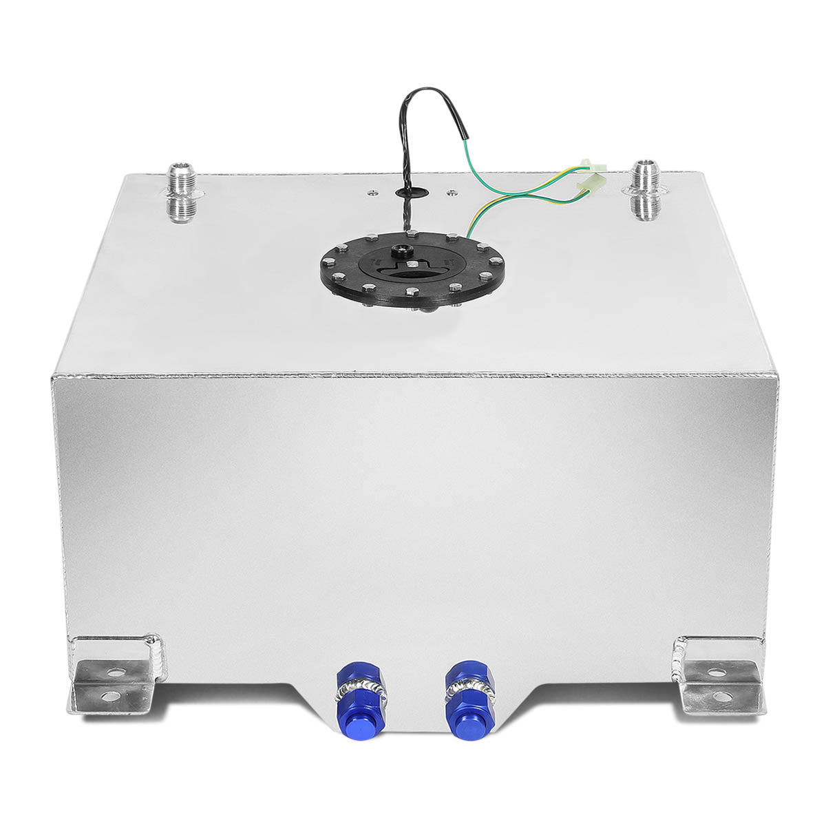 D-Motoring - Fuel Cell - 19.75 in. (L) x 17.50 in. (W) x 10 in. (H) - 15 Gallon - W / Anti-Slosh Foam - Aluminum - 1