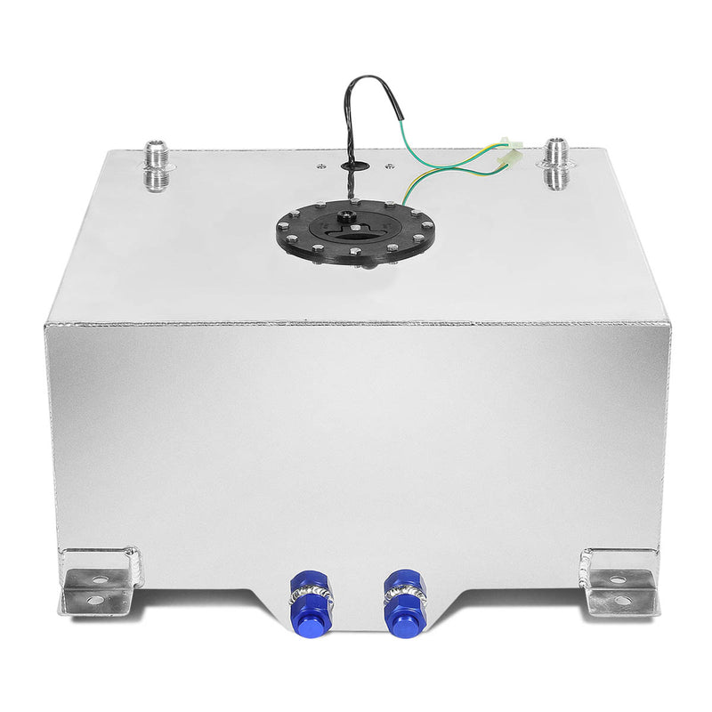 D-Motoring - Fuel Cell - 19.75 in. (L) x 17.50 in. (W) x 10 in. (H) - 15 Gallon - W / Anti-Slosh Foam - Aluminum - 1