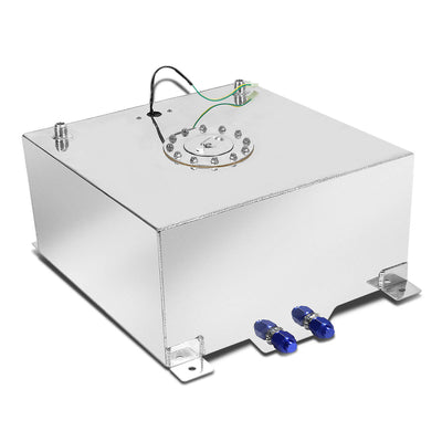D-Motoring - Fuel Cell - 19.75 in. (L) x 17.50 in. (W) x 10 in. (H) - 15 Gallon - W / Anti-Slosh Foam - Aluminum - 4
