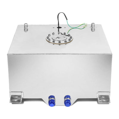 D-Motoring - Fuel Cell - 19.75 in. (L) x 17.50 in. (W) x 10 in. (H) - 15 Gallon - W / Anti-Slosh Foam - Aluminum - 1