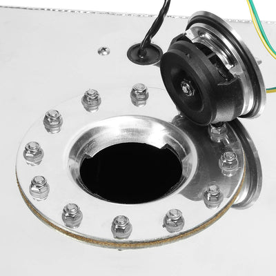 D-Motoring - Fuel Cell - 19.75 in. (L) x 17.50 in. (W) x 10 in. (H) - 15 Gallon - W / Anti-Slosh Foam - Aluminum - 5