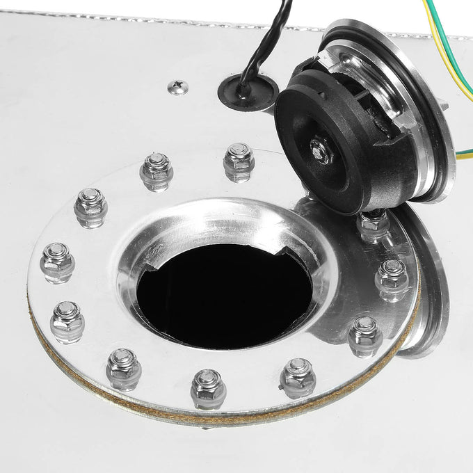 D-Motoring - Fuel Cell - 19.75 in. (L) x 17.50 in. (W) x 10 in. (H) - 15 Gallon - W / Anti-Slosh Foam - Aluminum - 5