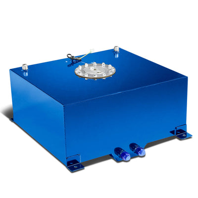 D-Motoring - Fuel Cell - 19.75 in. (L) x 17.50 in. (W) x 10 in. (H) - 15 Gallon - W / Anti-Slosh Foam - Aluminum - 7