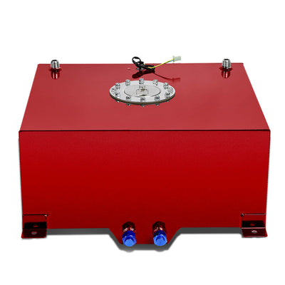 D-Motoring - Fuel Cell - 19.75 in. (L) x 17.50 in. (W) x 10 in. (H) - 15 Gallon - W / Anti-Slosh Foam - Aluminum - 3