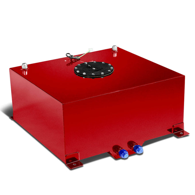 D-Motoring - Fuel Cell - 19.75 in. (L) x 17.50 in. (W) x 10 in. (H) - 15 Gallon - W / Anti-Slosh Foam - Aluminum - 7