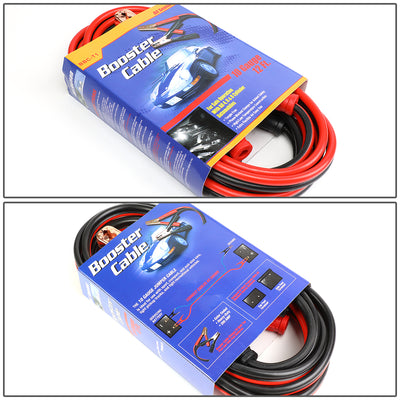 D-Motoring - Jumper Cables - Heavy Duty 10 Gauge 12 Ft - 200 AMP - 5