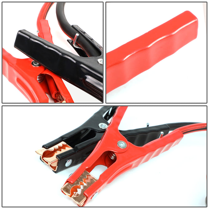 D-Motoring - Jumper Cables - Heavy Duty 6 Gauge 16 Ft - 400 AMP - 4