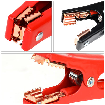 D-Motoring - Jumper Cables - Heavy Duty 4 Gauge 25 Ft - 500 AMP - 3