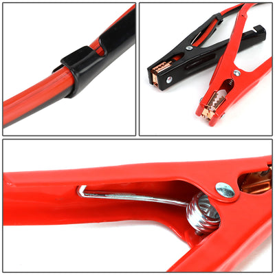 D-Motoring - Jumper Cables - Heavy Duty 4 Gauge 25 Ft - 500 AMP - 4