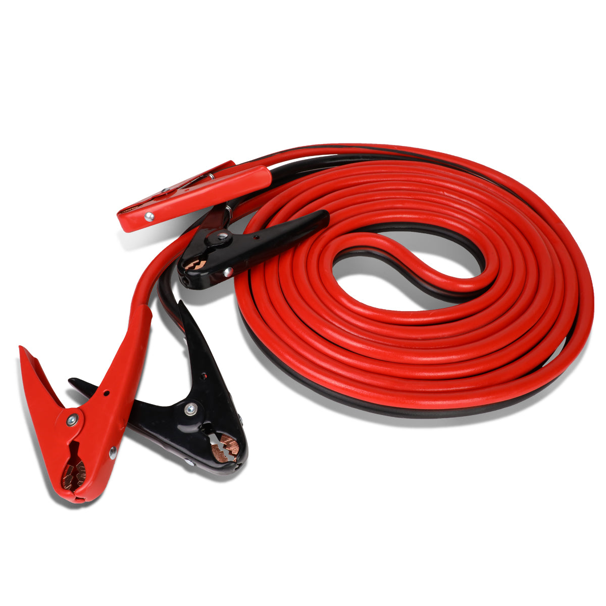 D-Motoring - Jumper Cables - Heavy Duty 2 Gauge 20 Ft - 600 AMP - 1