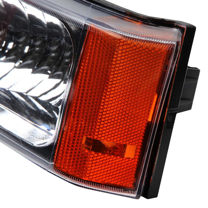 D-Motoring - Bumper Lights - Chrome Housing - Amber Corner - Plug-n-Play - Pair - Chevy Avalanche 1500 / 2500 / Silverado 1500 / 2500 / 3500 & HD Models - 3