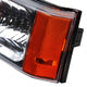 D-Motoring - Bumper Lights - Chrome Housing - Amber Corner - Plug-n-Play - Pair - Chevy Avalanche 1500 / 2500 / Silverado 1500 / 2500 / 3500 & HD Models - 3