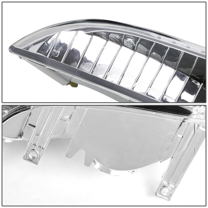 D-Motoring - Bumper Lights - Chrome Housing - Amber Corner - Plug-n-Play - Pair - Ford Explorer / Mercury Mountaineer - 3