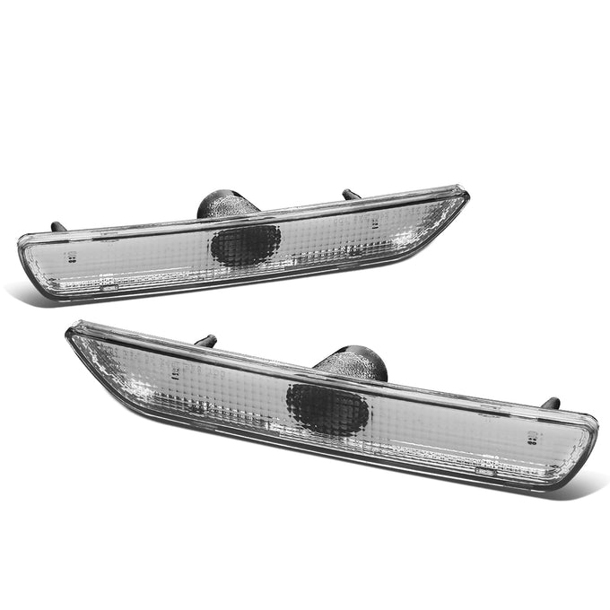 D-Motoring - Bumper Lights - Chrome Housing - Plug-n-Play - Pair - 10-14 Ford Mustang - 1
