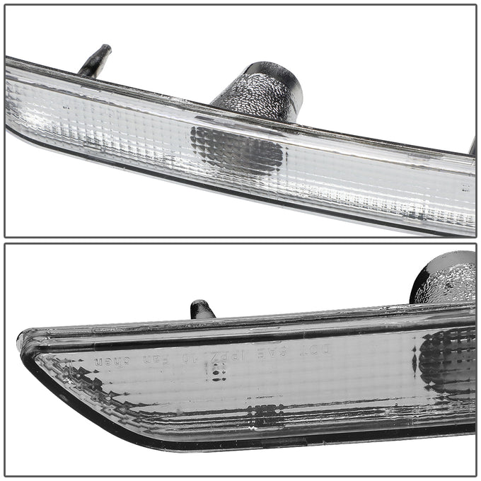 D-Motoring - Bumper Lights - Chrome Housing - Plug-n-Play - Pair - 10-14 Ford Mustang - 4