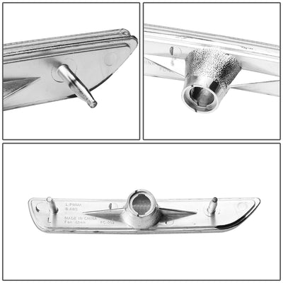 D-Motoring - Bumper Lights - Chrome Housing - Plug-n-Play - Pair - 10-14 Ford Mustang - 5