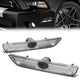 Clear Factory Style Front Bumper Side Marker Lights<br>10-14 Ford Mustang